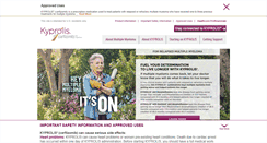 Desktop Screenshot of kyprolis.com